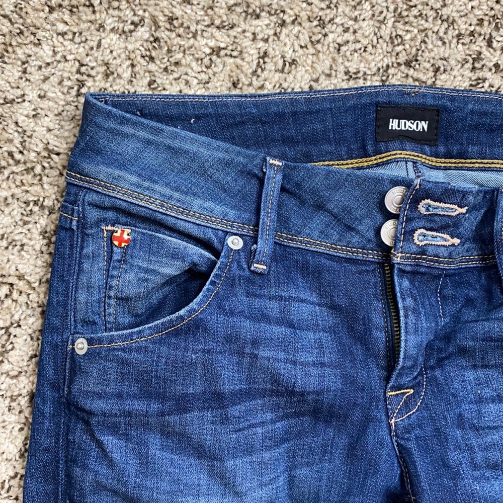 HUDSON SKINNY LOW/MID RISE JEANS! 26 Waist